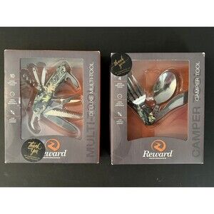 Camper Tools Multi Utensils & Multi Tools Reward Performance Hunting Camo NEW